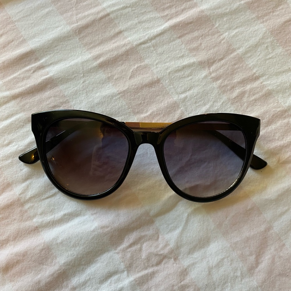 black and gold sunglasses